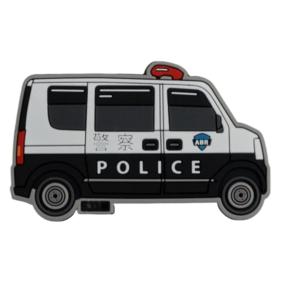 Оригинальная нашивка, патч "JAPANESE POLICE PATCH" ПВХ от 5.11 тактическая с липучкой.