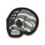 Патч Stars and Stripes Skull Maxpedition Swat